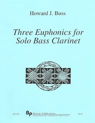 Three Euphonics Bass Clarinet Solo cover
